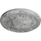 Ekena Millwork Stockport Ceiling Medallion, Hand-Painted Ultra Pure White Crackle, 11 3/4"OD x 3/8"P CM12STUWC - alternate 2